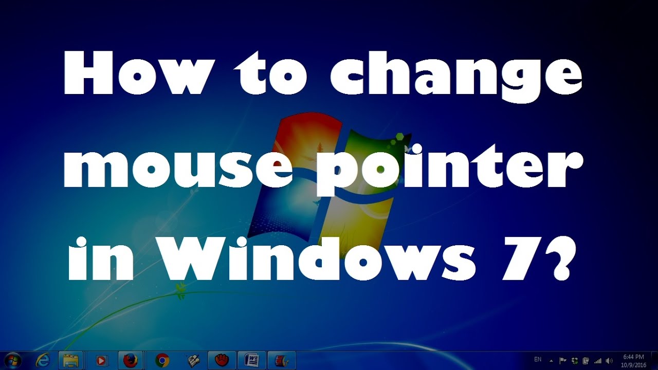 change cursor color win 10