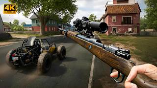 PUBG PC : ERANGLE SOLO SNIPER TPP 4K GAMEPLAY (No Commentary)