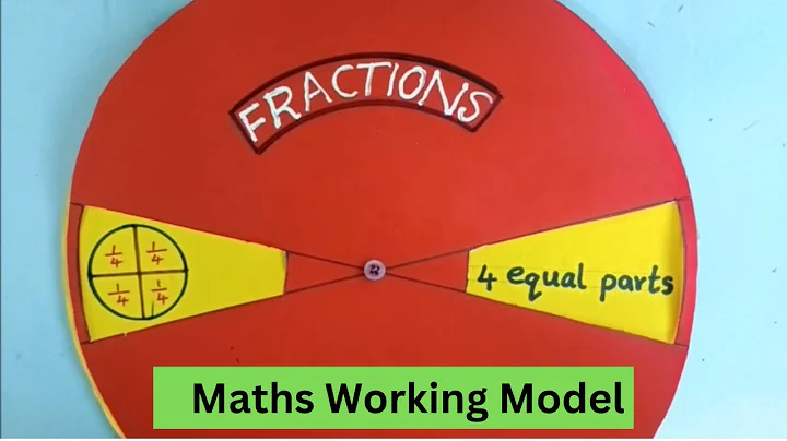 Maths Project | Maths Working Model | Fraction Model | Fraction Project | Maths tlm | Maths Model