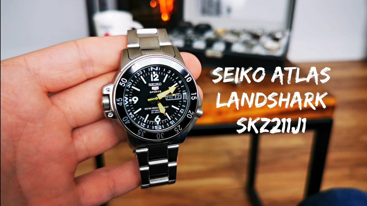 Seiko Atlas Landshark SKZ211 - YouTube