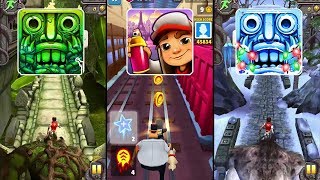 Temple Run 2 Lost Jungle Vs Subway Surfers Paris Vs Temple Run 2 Frozen Shadows - Endless Run screenshot 2