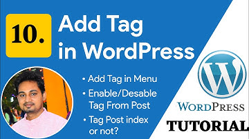 10. How to Create Tag in Wordpress Post - WordPress Tutorial for Beginners in Hindi 2021