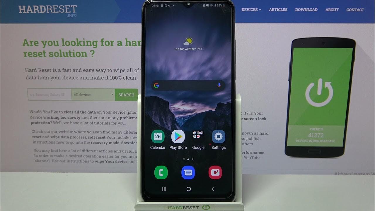 How to Turn On Auto Rotate Screen on SAMSUNG Galaxy A03S Activate