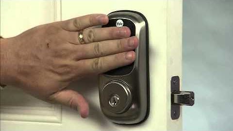 Yale Real Living Touchscreen Deadbolt Programming - Activate the Lock (3)