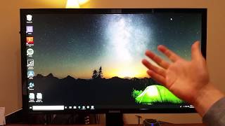 Samsung 4k computer monitor 28 inch review menu settings tutorial 2020 TN panel 3840 x 2160