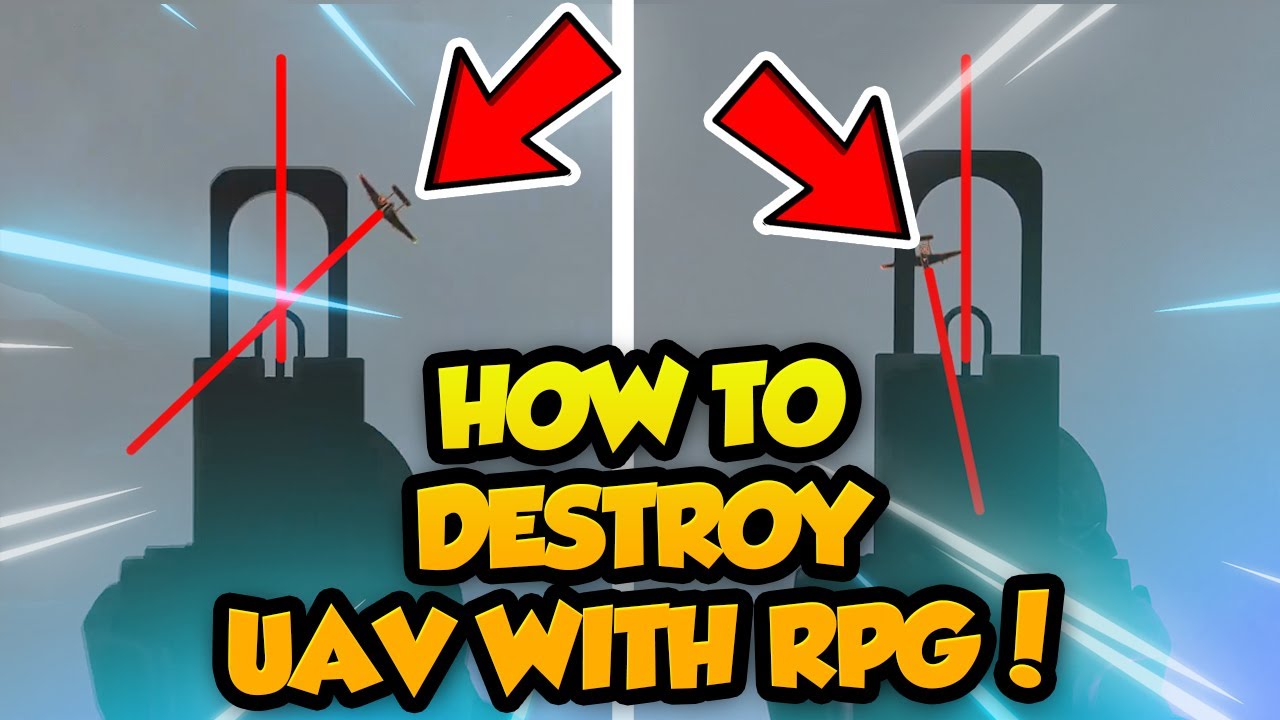 How To Destroy UAVs With The RPG In Cold War!