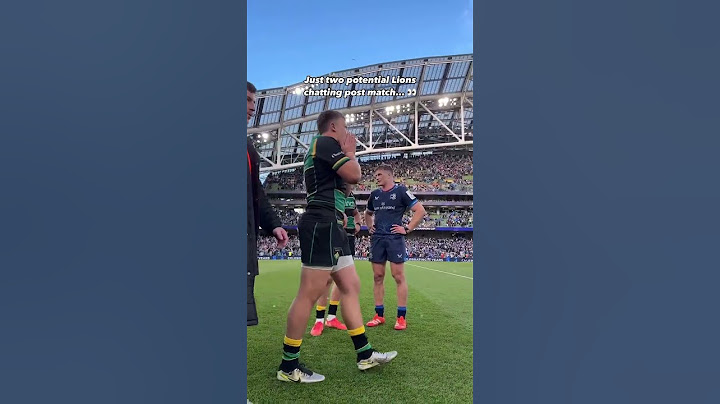 Henry Pollock 🤝 Josh van der Flier #rugby