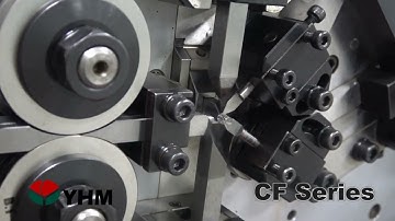 Compression spring W.D 0.2mm｜CNC Compression Spring Machine CF-310｜YHM