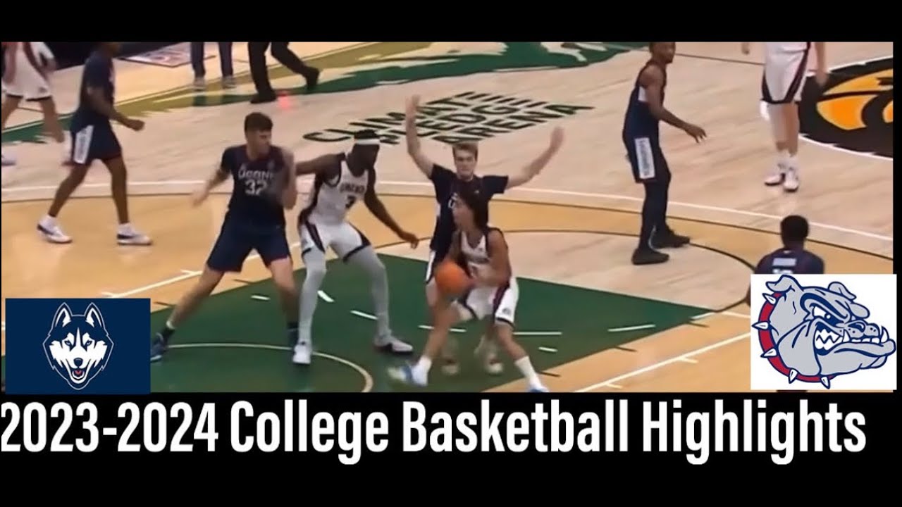 #5 UConn vs #10 Gonzaga Basketball Game Highlights 12 15 2023