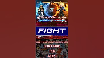 GOGETA DBS SSB V6 JUS VS FUTURE TRUNKS GT #dbl #dragonballzmugenapkforandroid #dragonballsuper