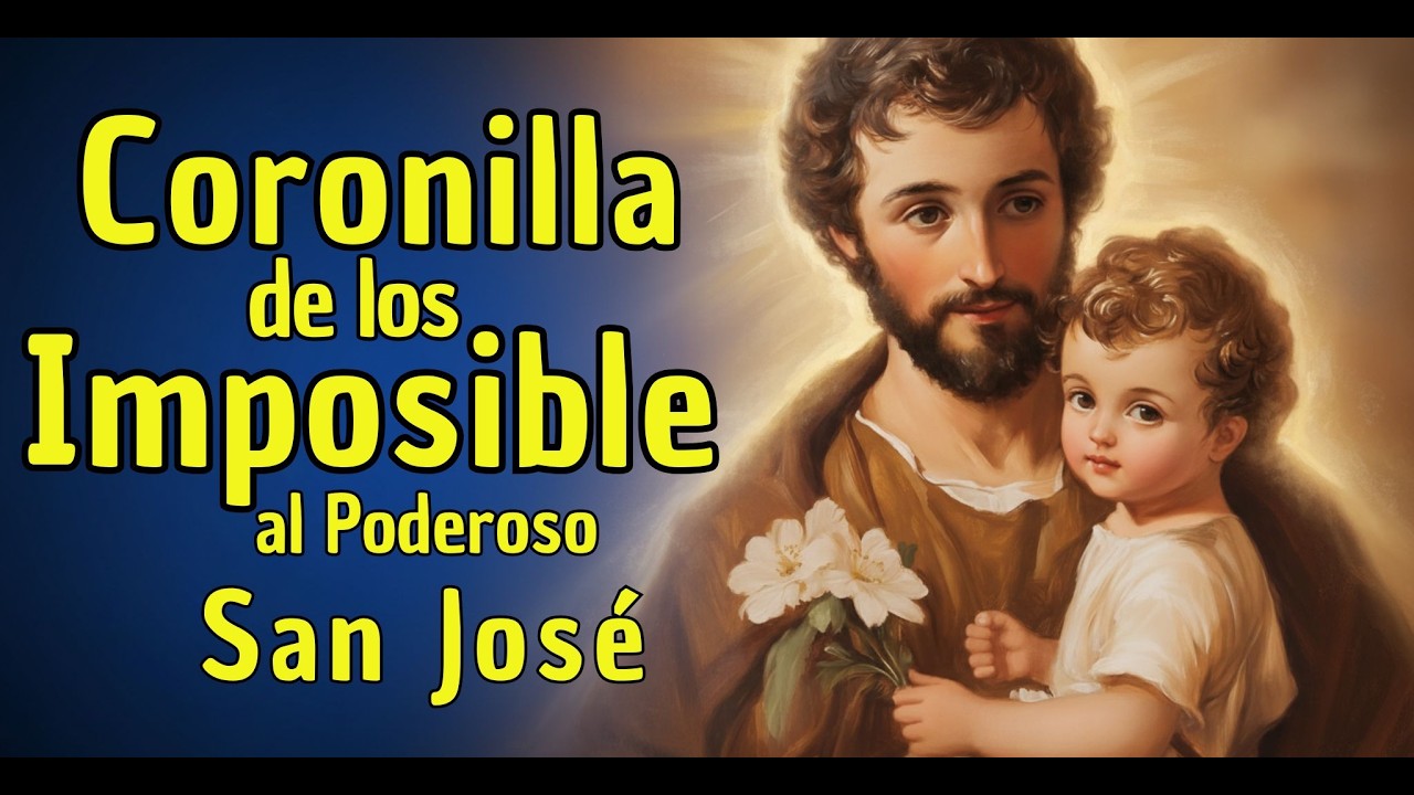 💰 ORACIÓN PODEROSA a San José | Pide DINERO y TRABAJO URGENTE con la Coronilla de los Imposibles