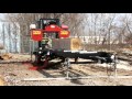 Portable Sawmill TimberKing 1600 In Action Portable Sawmill TimberKing 1600 In Action