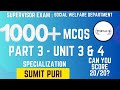 Unit 3  4  specialization   1000 mcqs series part 3  can you score 2020  by sumit sir
