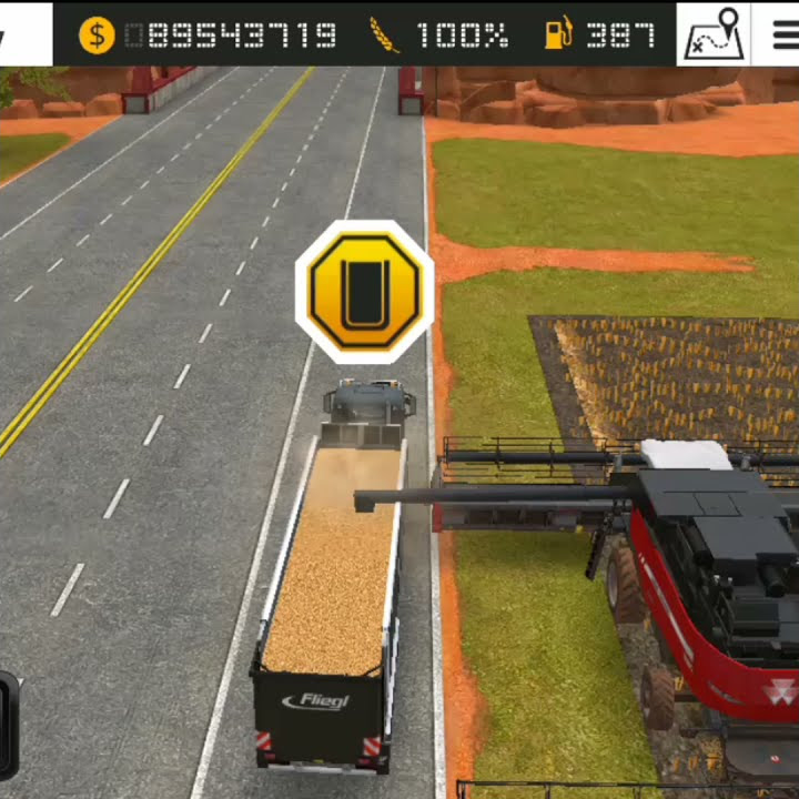100% Full Wheat Tipper In FS 18 | FS18 Gameplay | Farming Simulator 18 | FS18 Timelapse | #shorts