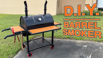 DIY | How to Build a Barrel BBQ Smoker | Part 1