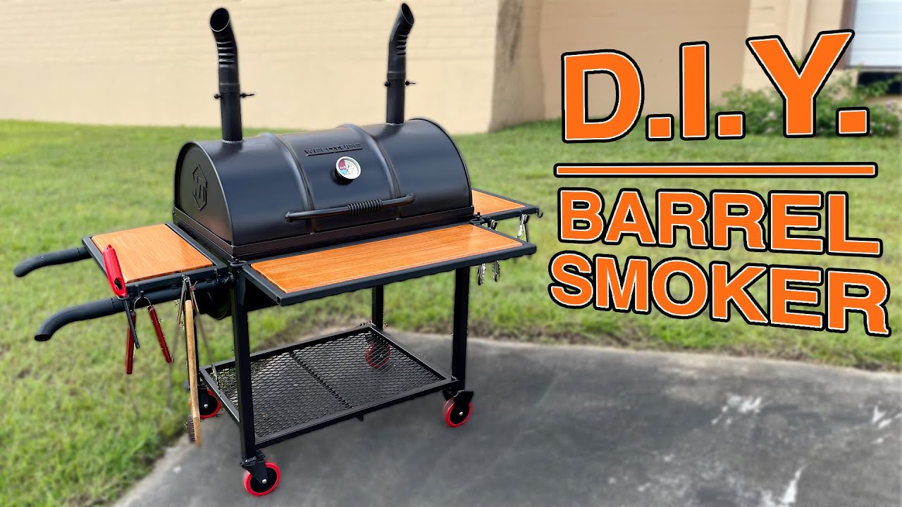 Diy How To Build A Barrel Bbq Smoker