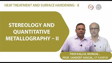 Stereology and quantitative metallography – II