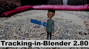 Blender 2.8 video tracking test