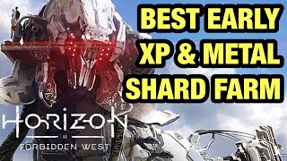 Horizon Forbidden West Best Early XP \& Metal Shard Farm (FAST \& EASY)