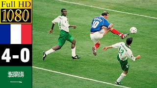 France 4-0 Saudi Arabia World Cup 1998 | Full highlight - 1080p HD | Zidane - Thierry Henry