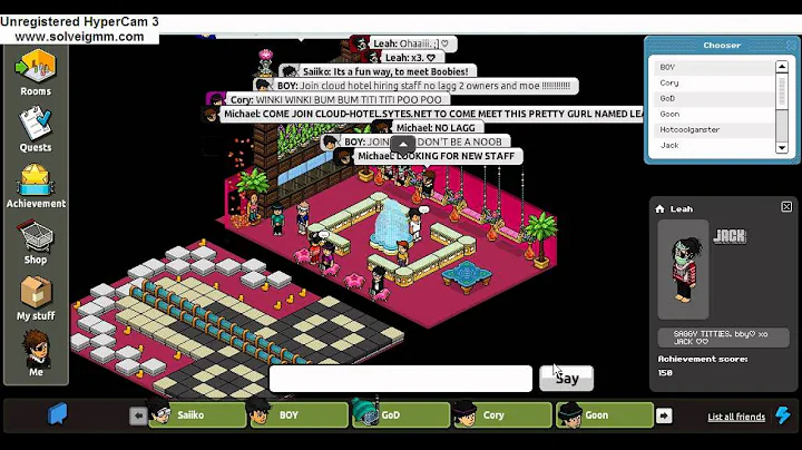 Habbo Retro (New 2012) and Meet Leah!!!