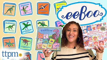 I Never Forget a Face and Shiny Dinosaur Memory & Matching Games from eeBoo Instructions + Review!