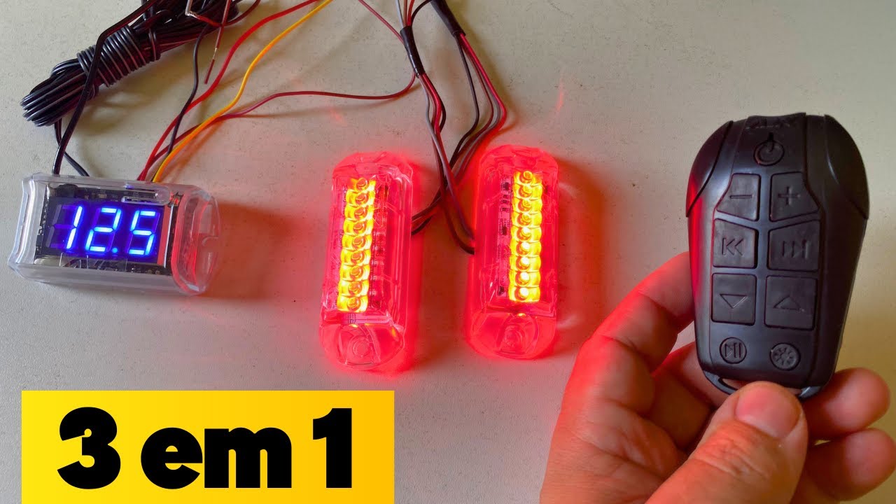 Novo Kit  Smart Control Novo 2.0 Alcance máximo 600 m 2 Strobos Ajk