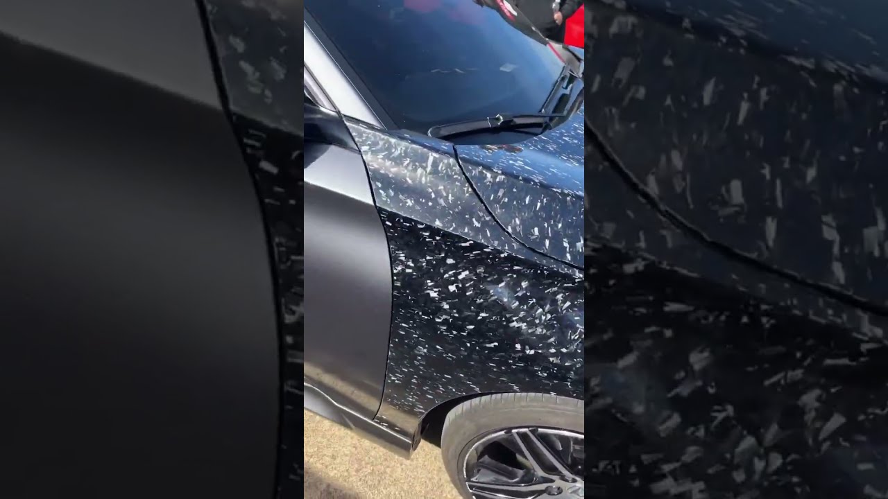 REAL OR FAKE FORGED CARBON FIBER 👀….. never seen this on a Honda before 😯 #cars #honda #viral #wow
