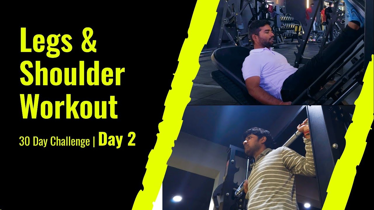 Legs & Shoulders Workout | 30 Day Fitness Challenge | Strength & Power ...