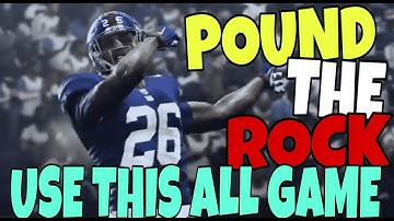 I FORM CLOSE TOSS ON ROIDS! THE REAL BEST RUN FORMATION IN MADDEN 19! BEST MONEY PLAY OFFENSE TIPS