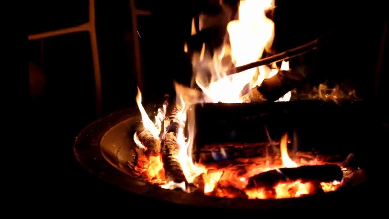 Classic Burning Fireplace Loop with Crackling and Sizzling Fire Sounds