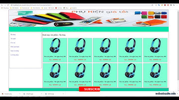 Bài 2: Kết nối database mysqli | Website PHP HTML CSS MYSQli