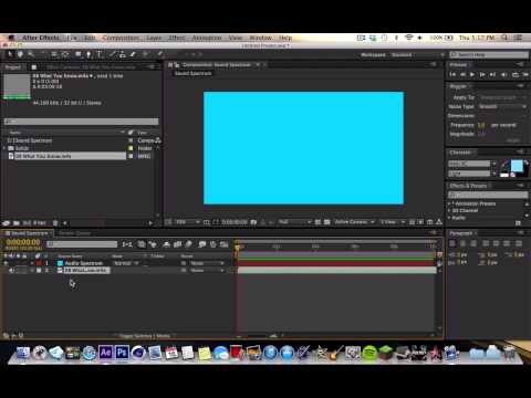 After Effects | Circular Audio Spectrum Tutorial