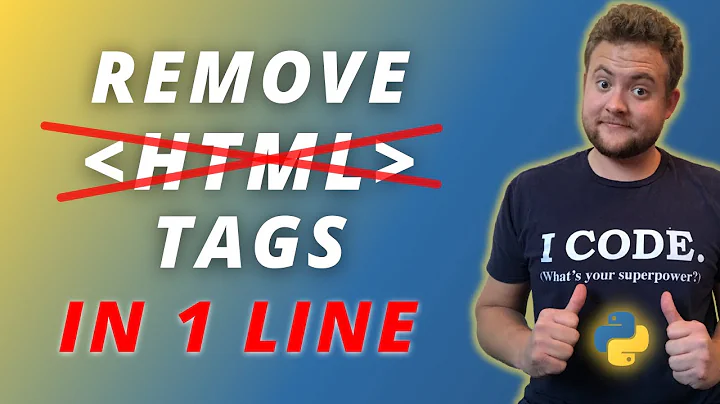 How To Remove Html Tags From A String In Python
