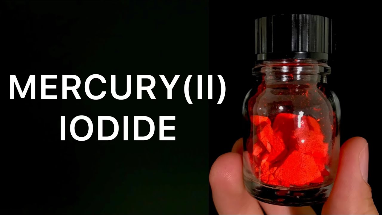 Making Dangerous Red Substance Called Mercury(II) Iodide YouTube