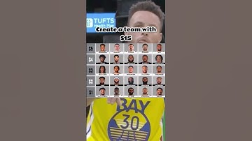 Create an NBA Team with $15 #basketball #shorts