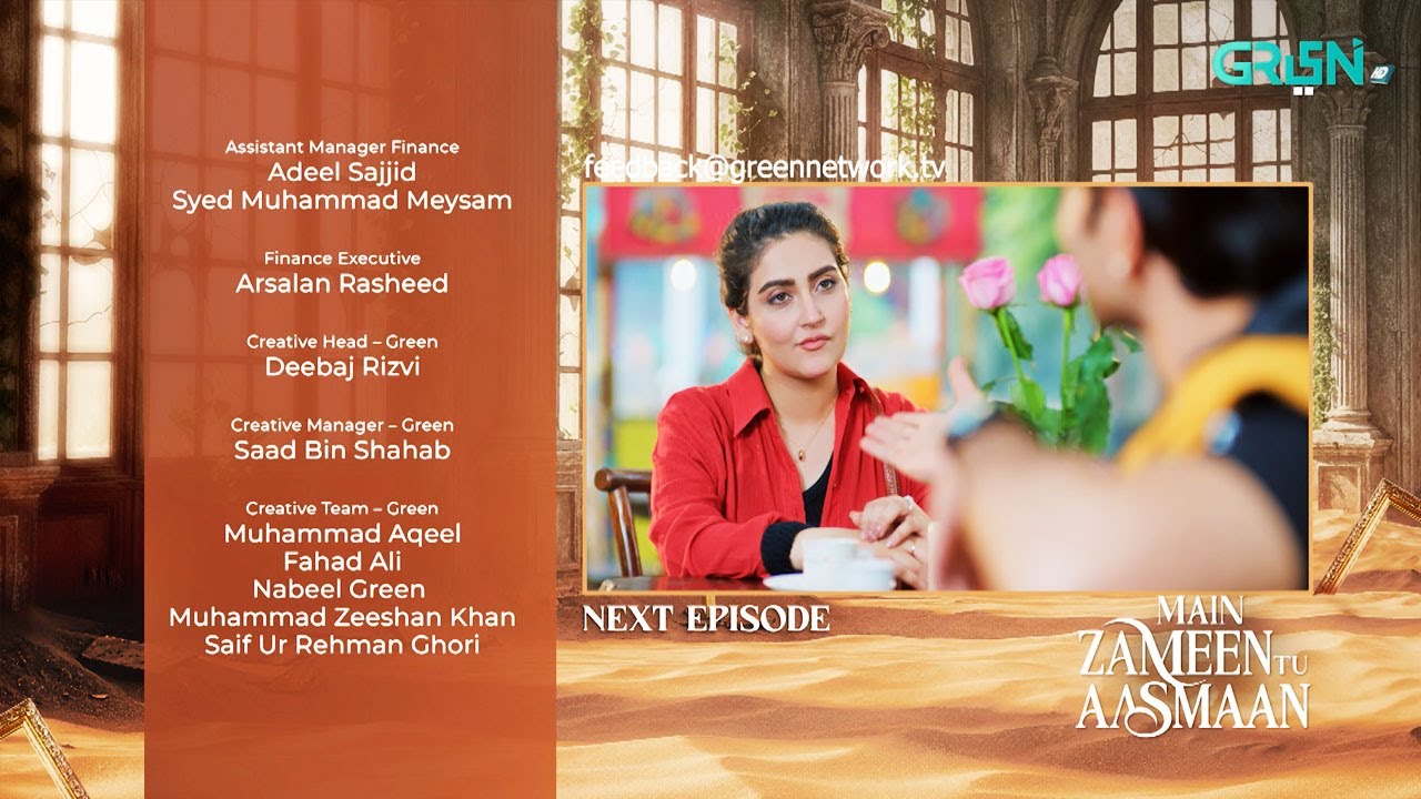 Main Zameen Tu Aasmaan Episode 19 (Teaser) 23rd October 25 | Feroze Khan - Hiba Bukhari | Green TV