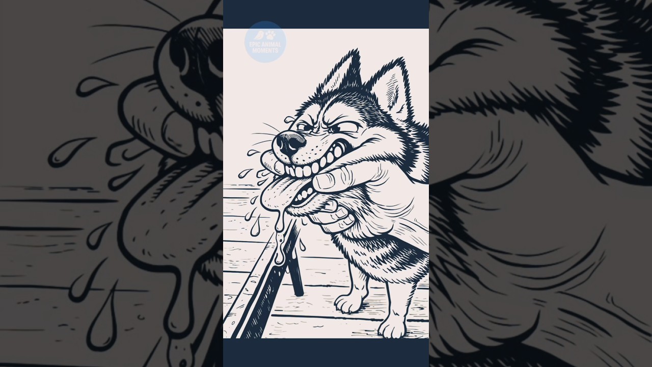 Real Husky, Cartoon Chaos.