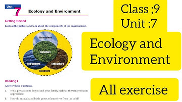 class 9 English unit 7 (Ecology and environment) all exercise. #class9 #exam #nepaliclass9 #english