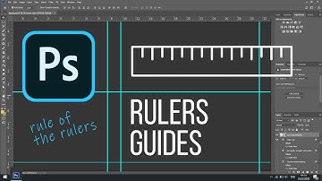 Photoshop Ruler & Guides | How to Show, Hide, Lock?