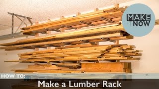 In this video I build a lumber rack to store all my long boards. I did a lot of research about all the different types of lumber racks and 