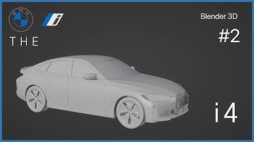 [블렌더] BMW i4 모델링 BMW i4 modeling - Part 2 | Blender 2.9x