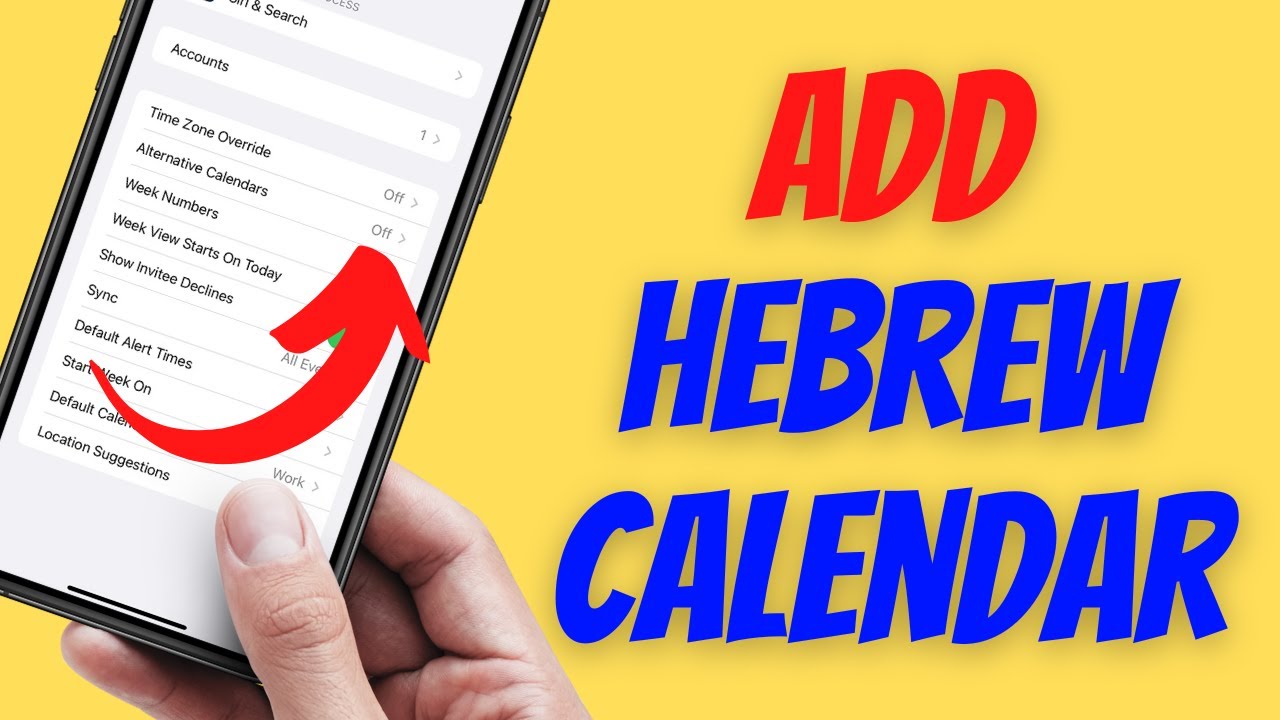 How To Add Hebrew Calendar To Iphone Lock Screen How To Add Hebrew Calendar To Iphone Lock Screen