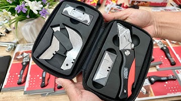 Bộ dao rọc giấy DBKPH set full lưỡi dự phòng của BESSEY - Germany