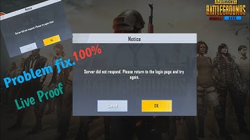 Server reconnect timed out | Problem fix | Pubg mobile lite.