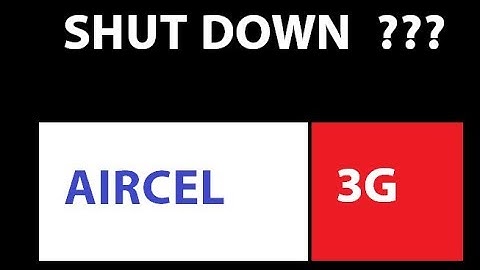 Aircel network problem and aircel shut down