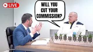 Handling TOUGH 'Commission Objection' at a Live Listing Presentation