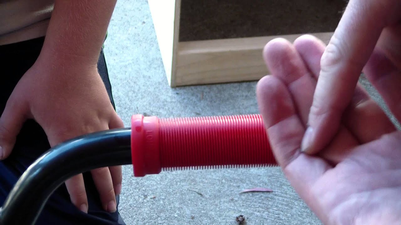 How To Put On New Bike  Hand  Grips  YouTube