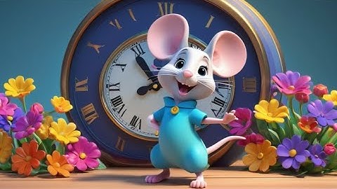 Tick Tock Mouse and the Clock | Fun Time-Telling Song for Kids | Toddler Nursery Rhyme Adventure