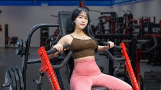 제모하고 와서 '자신감' 넘친다는 그녀와 가슴&어깨운동🔥 (술먹방 포함)